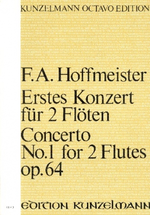 Konzert Nr.1 op.64 fr 2 Flten, 2 Oboen, 2 Hrner und Streichorchester Partitur