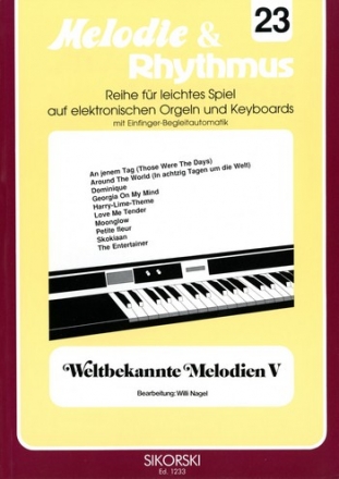 Weltbekannte Melodien Band 5: fr E-Orgel / Keyboard