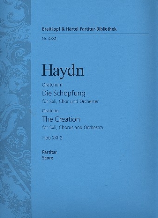 Die Schpfung Hob.XXI:2 fr Soli, Chor und Orchester Partitur (broschiert)