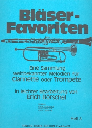 Blser-Favoriten Band 3 Melodiestimme in B