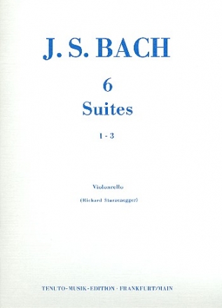 6 Suiten Band 1 (Nr.1-3) BWV1007-1009 fr Violoncello solo 