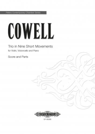 Trio in nine short movements for piano trio Score and 2 Parts