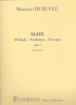 Suite op.5 pour orgue