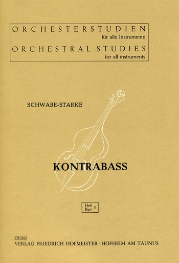 Orchesterstudien Band 3  fr Kontrabass