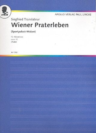 Wiener Praterleben / Sportpalast-Walzer fr Akkordeon