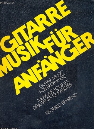 Gitarrenmusik fr Anfnger Band 2  