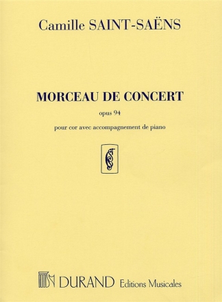 Morceau de concert op.94 pour cor en fa et piano