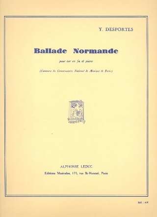 BALLADE NORMANDE POUR COR ET PIANO