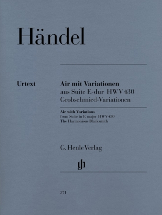 Air mit Variationen aus der Suite E-Dur HWV430 fr Klavier