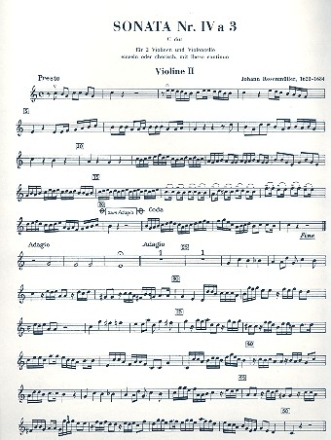 Sonata 7 fr 2 Violinen, Violoncello und Klavier Violine 2