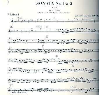 Sonate Nr.1 fr 2 Violinen und Klavier Violine 1