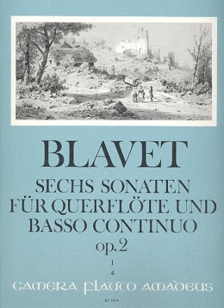 6 Sonaten op.2 Band 1 (Nr.1-3) für Flöte und Bc