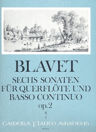 6 Sonaten op.2 Band 2 (Nr.4-6) für Flöte und Bc