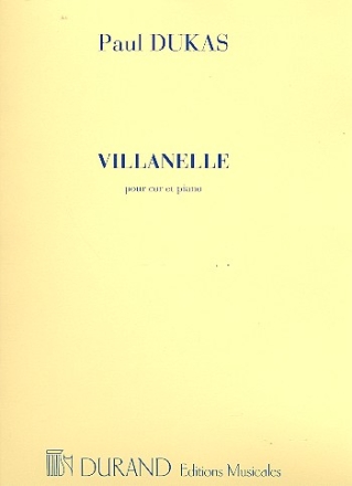 Villanelle pour cor et piano