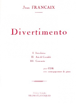 Divertimento pour cor et piano