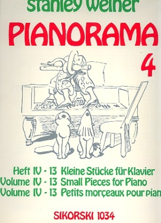 Pianorama Band 4 13 kleine Stcke fr Klavier