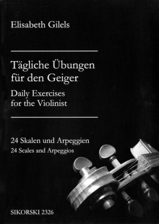 Tgliche bungen fr den Geiger 24 Skalen und Arpeggien