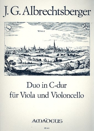 Duo C-Dur für Viola und Violoncello 2 Partituren