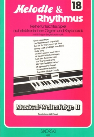 Musical-Welterfolge 2: fr E-Orgel (Keyboard)