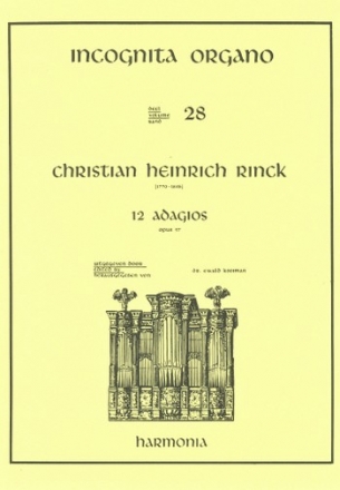 12 Adagios op.57 fr Orgel