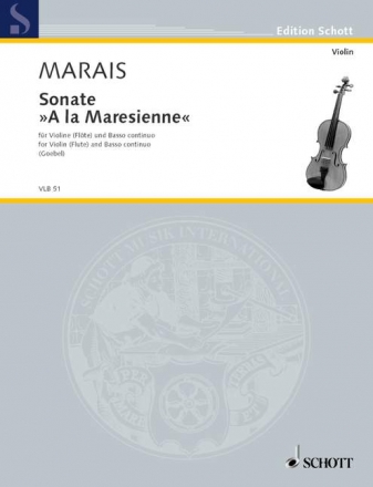Sonate A la Maresienne für Violine und Klavier