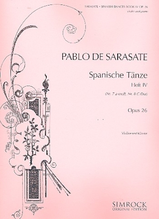 Spanische Tnze op.26 Band 4 fr Violine und Klavier