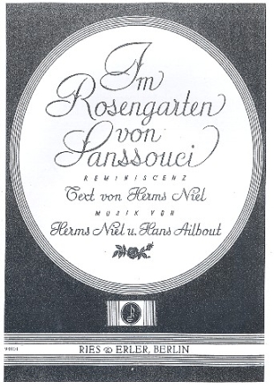 Iim Rosengarten von Sanssouci: Tango fr Klavier