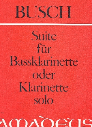 Suite op.37a für Bassklarinette oder Klarinette