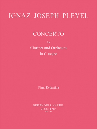 Konzert C-Dur fr Klarinette und Orchester fr Klarinette und Klavier