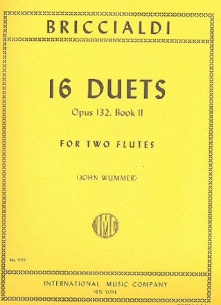 16 Duets op.132 vol.2 (9-16) for 2 flutes score