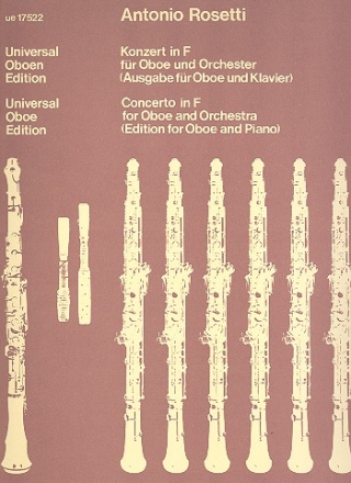 Konzert f-Moll  fr Oboe und Orchester fr Oboe und Klavier