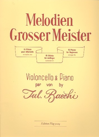 Melodien groer Meister fr Violoncello und Klavier