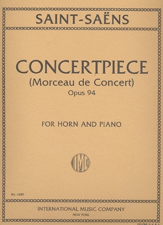 Concertpiece op.94 for horn in F and orchestra for horn and piano