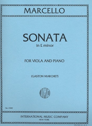 Sonata e minor for cello or viola and piano