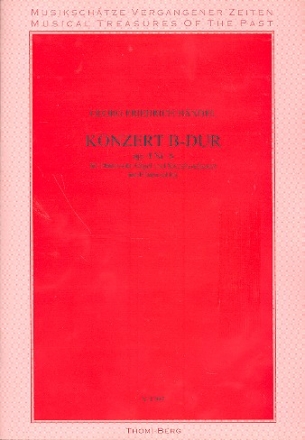 Konzert B-Dur op.4,6 fr Harfe (Cembalo, Klavier, Orgel) und Streicher Partitur (= Solostimme)