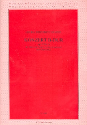 Konzert B-Dur op.4,6 fr Harfe (Cembalo, Klavier, Orgel) und Streicher Partitur (= Solostimme)