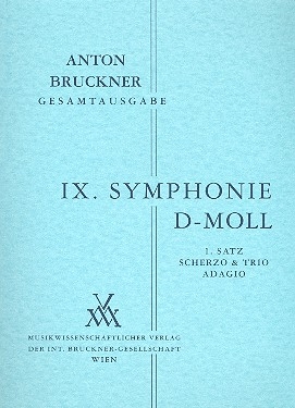 Sinfonie d-Moll Nr.9 in der Originalfassung von 1894 fr Orchester Studienpartitur