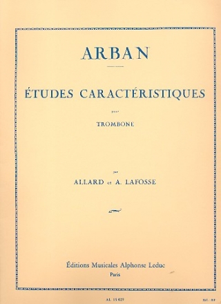 Etudes caracteristiques pour trombone