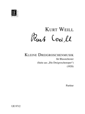 Kleine Dreigroschenmusik fr Orchester Partitur