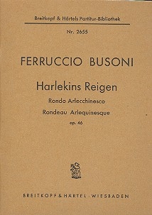 Harlekins Reigen op.46 fr Tenor und Orchester Studienpartitur