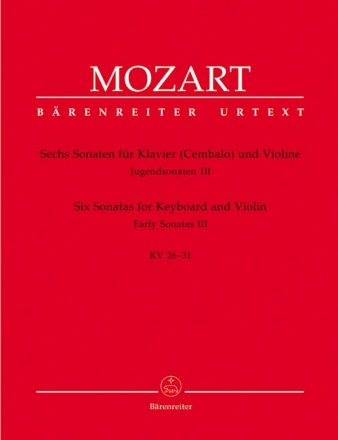6 Sonaten KV26-31 fr Violine und Klavier