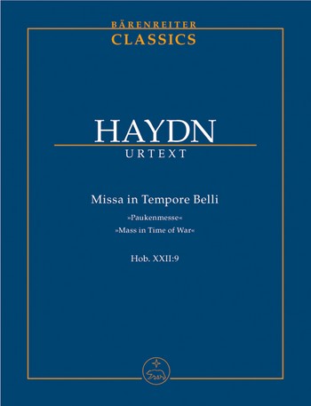 Missa in tempore belli Hob.XXII:9 fr Soli, Chor und Orchester Studienpartitur