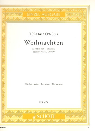 Die Jahreszeiten op. 37 fr Klavier