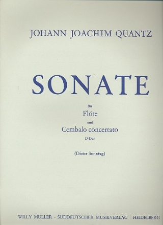 Sonate D-Dur fr Flte und Cembalo concertato