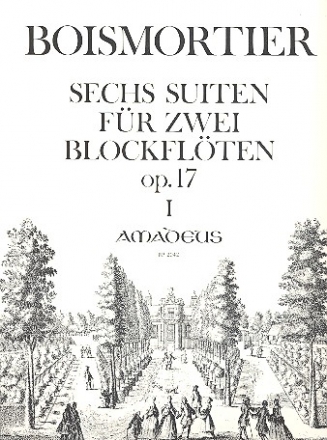 6 Suiten op.17 Band 1 (nr.1-3) fr 2 Altblockflten Spielpartitur