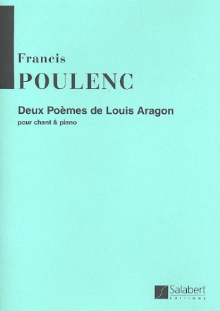 2 pomes d'Aragon pour voix et piano