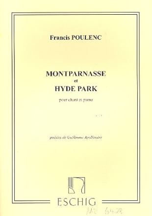Montparnasse Hyde Park pour voix et piano (fr)