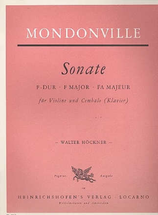 Sonate F-Dur fr Violine und Cembalo (Klavier)