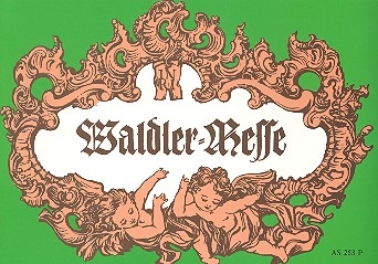 Waldler-Messe fr 3stg. Gesang mit Zither- und Gitarrenbegleitung,  Partitur