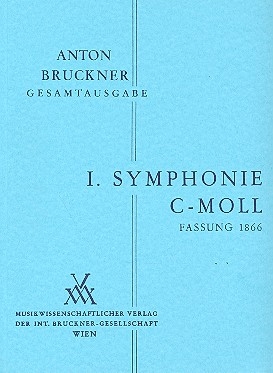 Sinfonie c-Moll Nr.1 in der Linzer Fassung von 1866 fr Orchester Studienpartitur